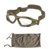 Lunettes Tactiques Airsoft verres transparents MILTEC vert