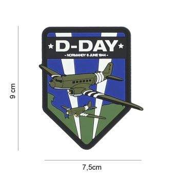 Écusson D-DAY C-47 3D PVC 101 INC