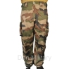 pantalon de combat t4s2 camouflage cce, vue de face, poches cargo et coupe félin