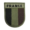Écusson FRANCE Basse-visibilité Contour vert Brodé