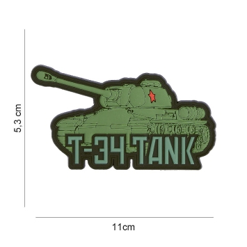 Écusson TANK T-34 3D PVC