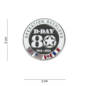 Pin's D-DAY 80 1944-2024 Drapeaux Alliés