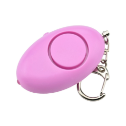 Alarme de défense de poche Panic Alarm 120db PIRANHA rose