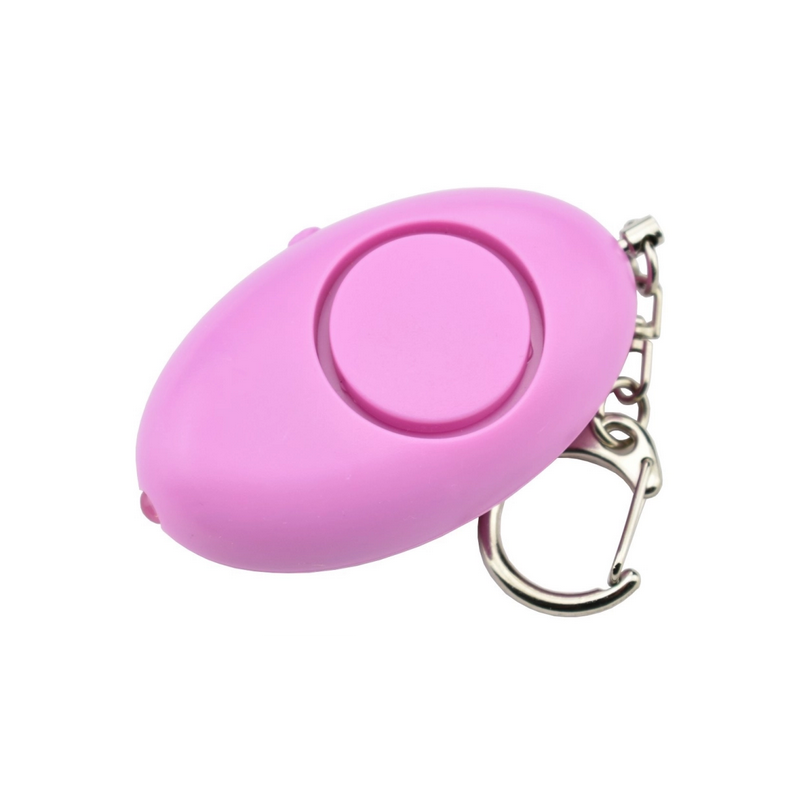 Alarme de défense de poche Panic Alarm 120db PIRANHA rose