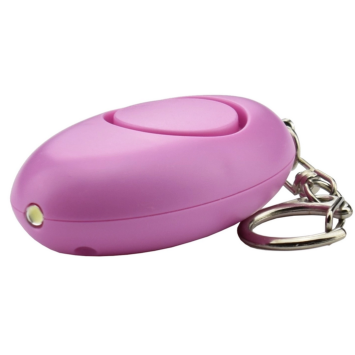 Alarme de défense de poche Panic Alarm 120db PIRANHA rose