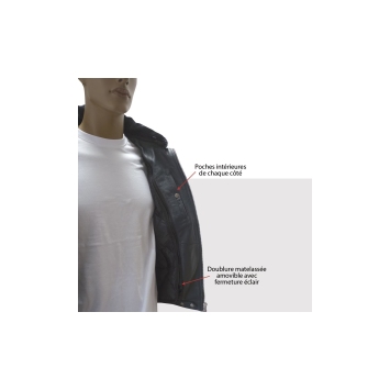 Blouson Cuir Pilote doublure