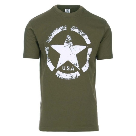 T-shirt Vintage Étoile US ARMY 95% coton 5% élasthanne