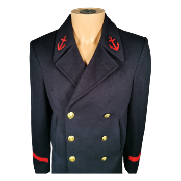 Caban Militaire Marine Nationale France Vintage Original