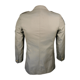 veste 4e brigade aérocombat ALAT, vue de dos, poignets à boutons dorés