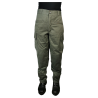pantalon treillis armée de l’air occasion vert, vue de face, poches cargo