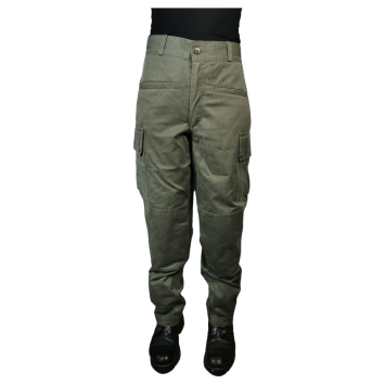 pantalon treillis armée de l’air occasion vert, vue de face, poches cargo
