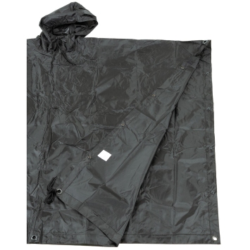 Poncho Ripstop MFH noir