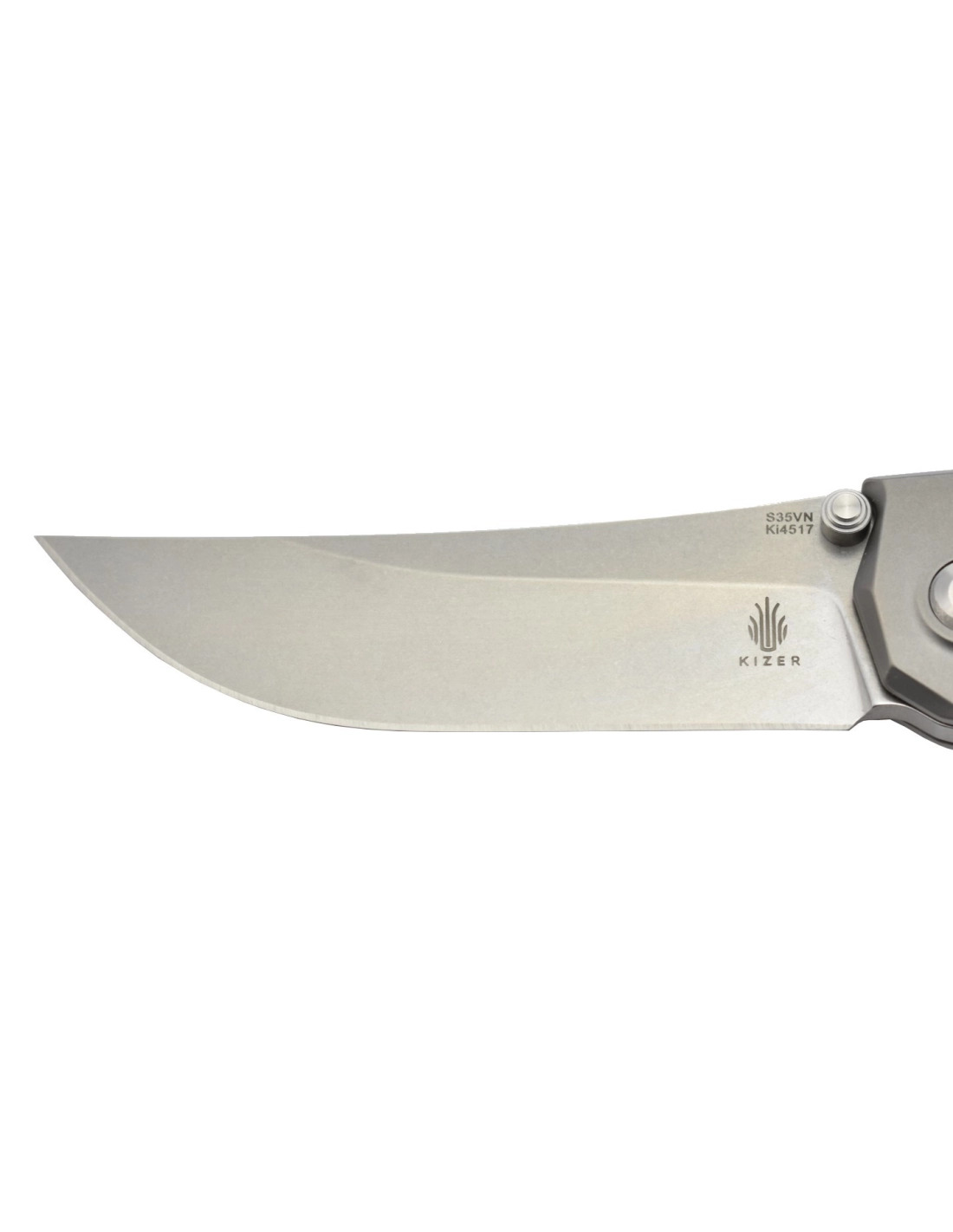 Couteau à lame trailing point