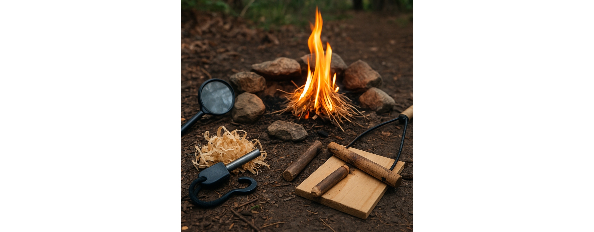 Le feu en pleine nature : 4 méthodes fiables quand on n’a pas de briquet