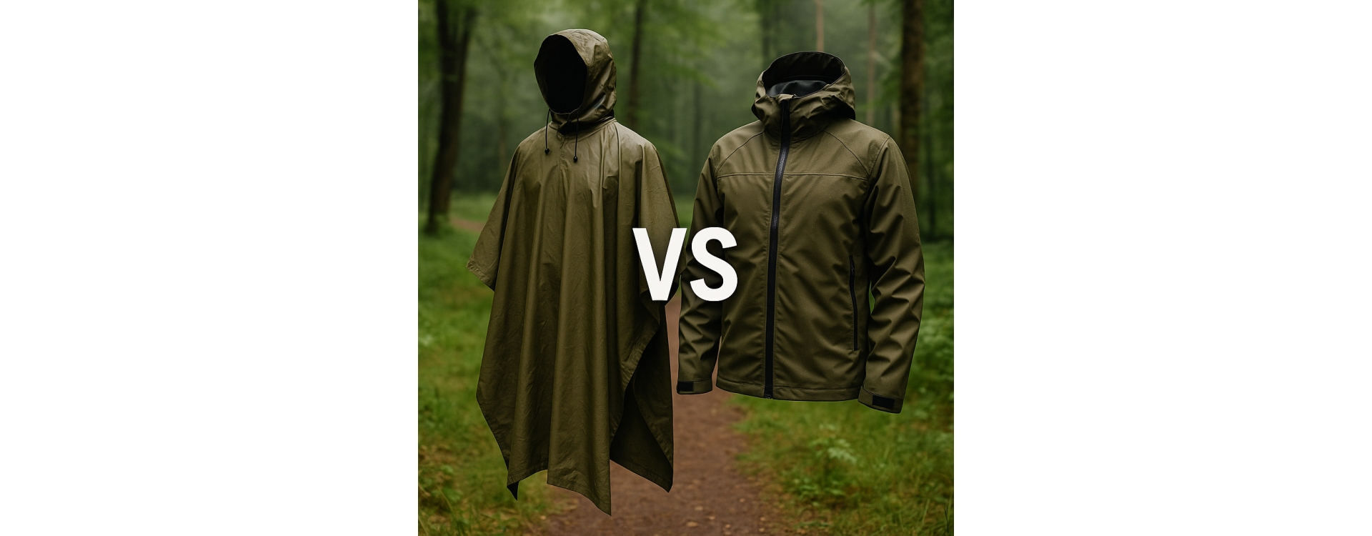 Poncho vs veste de pluie : que choisir en outdoor ?