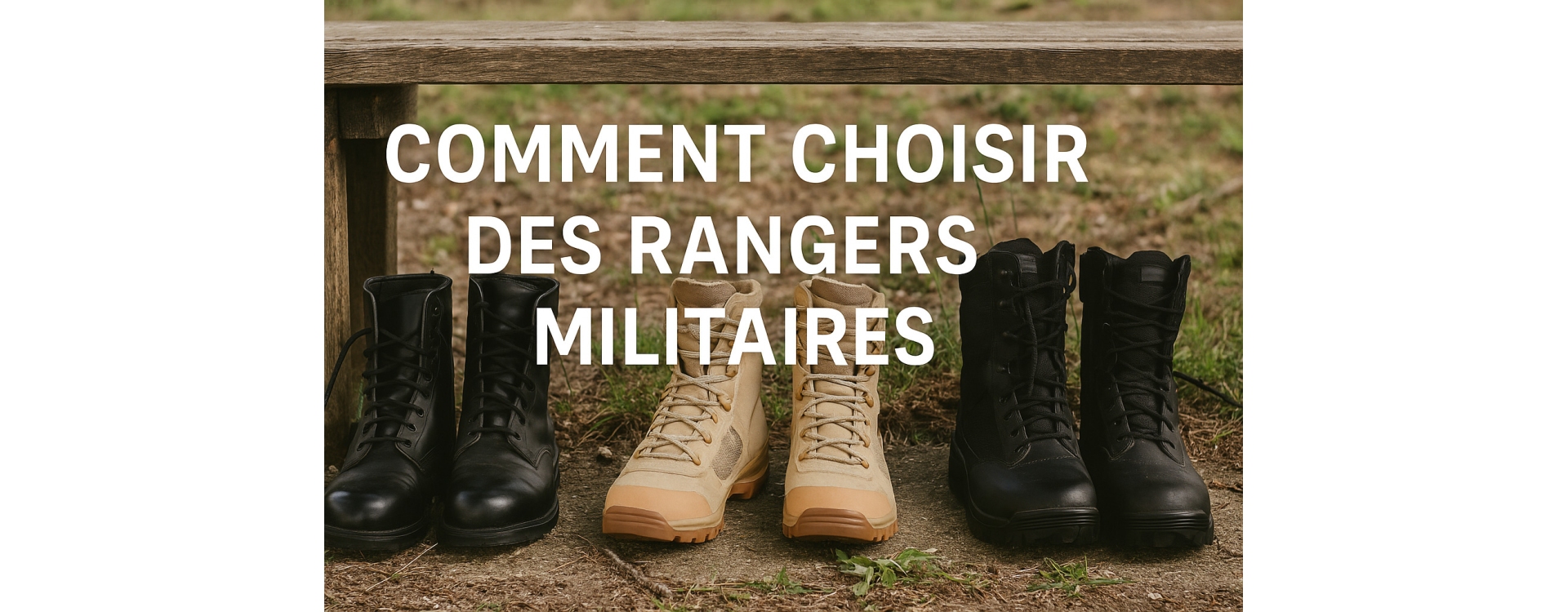 Comment choisir ses rangers militaires : le guide complet