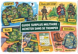Surplus militaire : comment acheter sans se tromper (original, états, tailles)